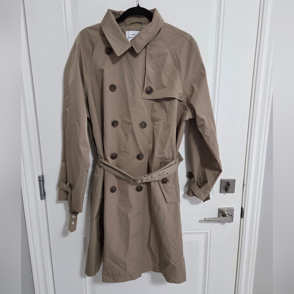 NWT - Rebecca Minkoff Women's Double Breasted Trench Coat - Size L, XL